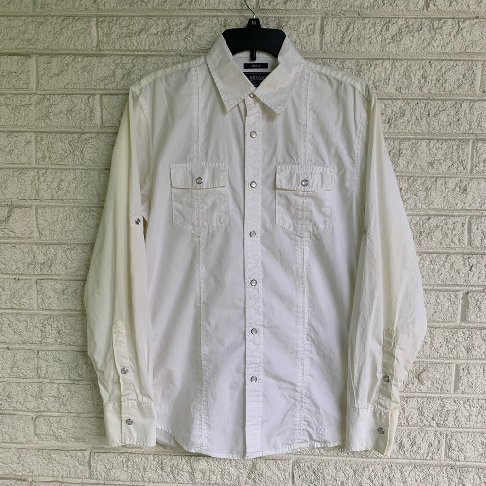 American Rag Pearl Snap Button Western Shirt